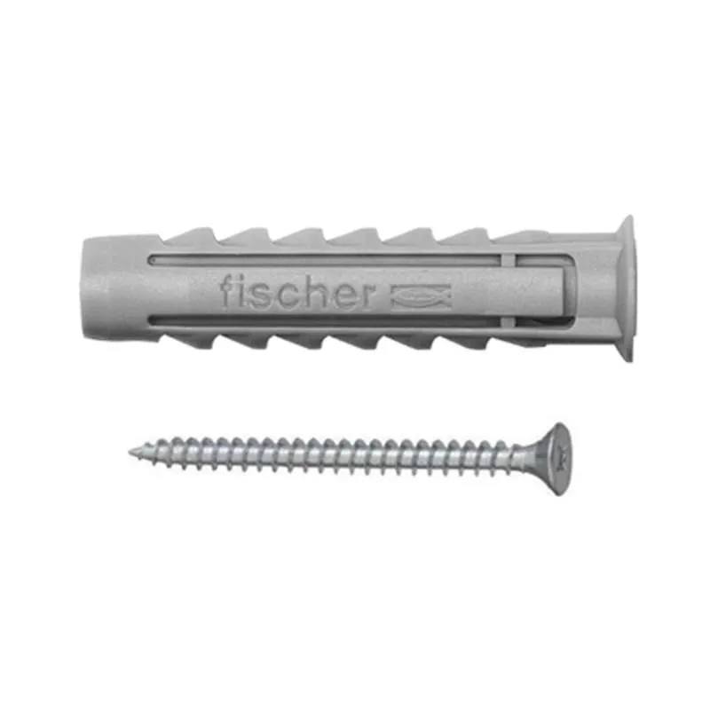 Bucha De Nylon Tipo Prego 8x80mm P/Alvenaria .Concreto e Tijolo Fischer — imagem 1