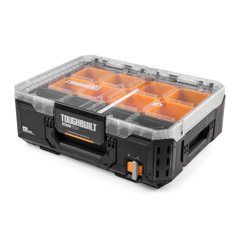 Caixa Organizadora Empilhavel Tampa Translucida TB-B1-O-30 Stacktech Toughbuilt — imagem 1
