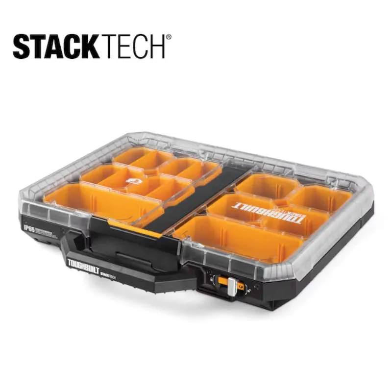 Organizador Raso Tampa Translucida Stacktech TB-B1-O-10 Toughbuilt — imagem 1