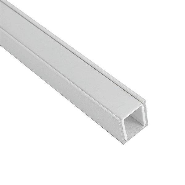 Perfil Aluminio Sobrepor 17x14x3000mm BRF PAS31714B Branco Lumanti — imagem 1