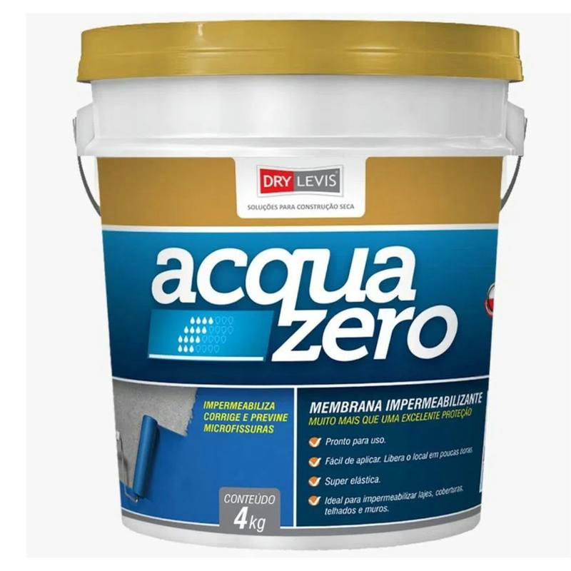 Acqua Zero Impermeabilizante Branco 4kg DryLevis — imagem 1