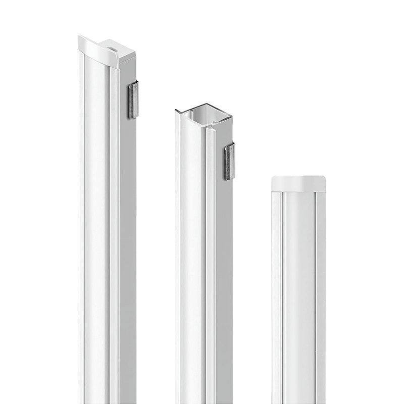 Perfil Aluminio Embutir 22x12x3000mm Branco Fosco PAE32212B Lumanti — imagem 1