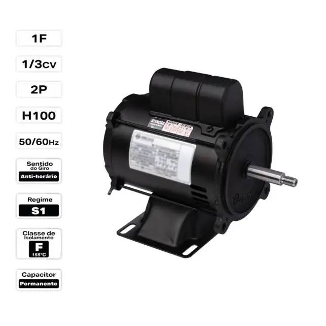 Motor Ind H100 2 Polos 1/3CV 5060HZ 1F 21 B34D-E 610001186 Hercules — imagem 1